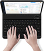 Premium Leather Case with Wireless Keyboard (English/Arabic)