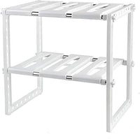 Expandable Under Sink Storage 2 Tiers