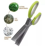 5 layer Multifunctional Stainless Steel Scissors