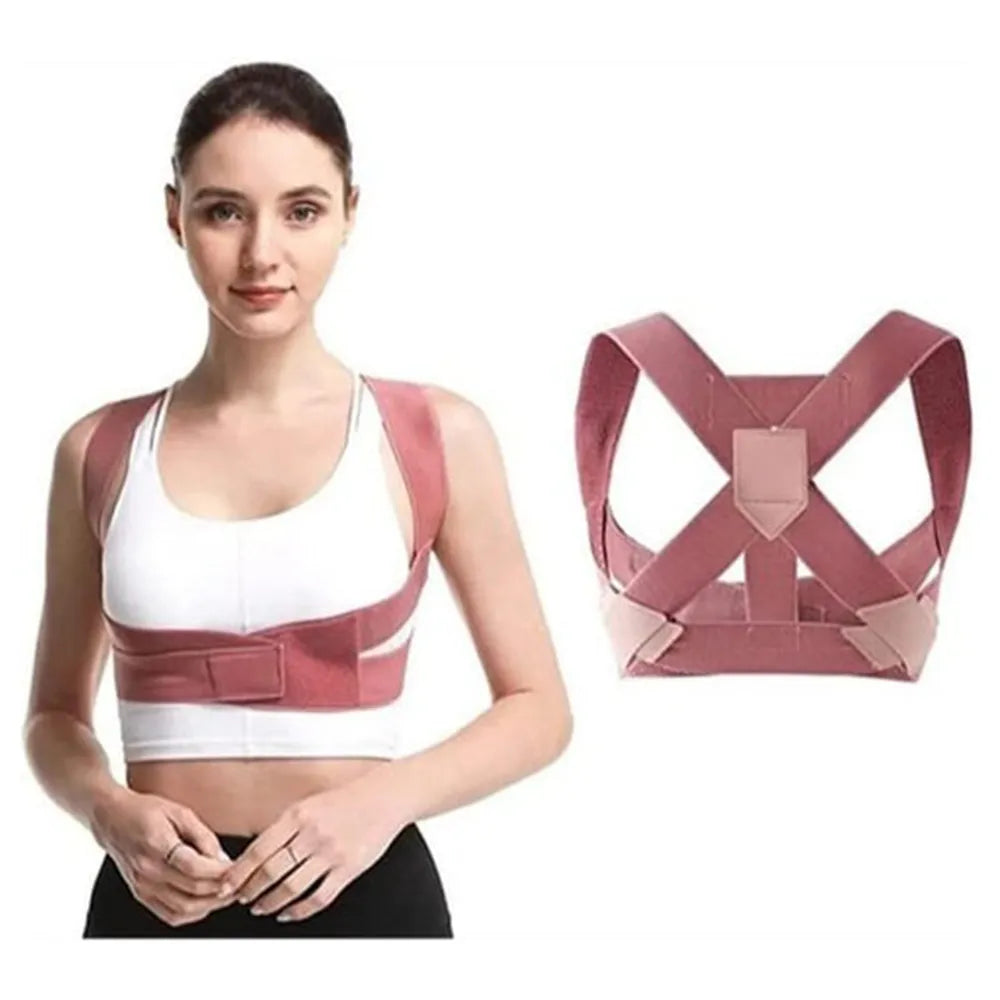 Posture Corrector Belt Adjustable Back & Shoulder Support by Shopistu