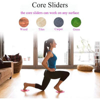 LORDEX Sliders Discs Dual-Sided Core & Full-Body Workout Gliding Discs by Shopistu