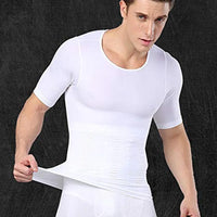 Men’s Compression Slimming Body Shaper Shirt by Shopistu
