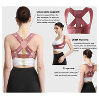 Posture Corrector Belt Adjustable Back & Shoulder Support by Shopistu