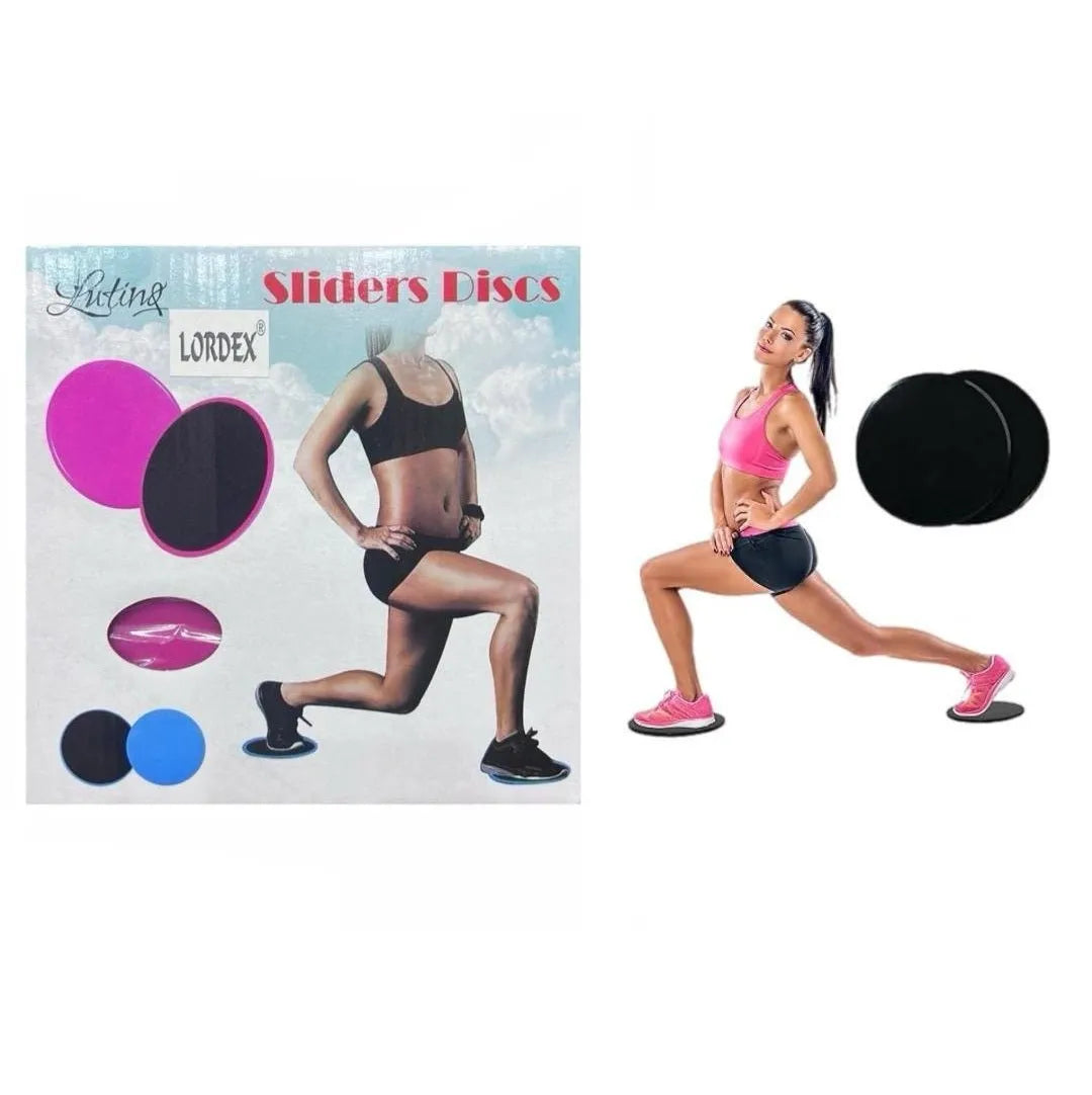 LORDEX Sliders Discs Dual-Sided Core & Full-Body Workout Gliding Discs by Shopistu