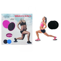 LORDEX Sliders Discs Dual-Sided Core & Full-Body Workout Gliding Discs by Shopistu