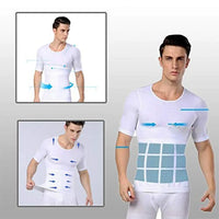Men’s Compression Slimming Body Shaper Shirt by Shopistu