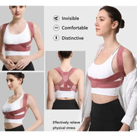 Posture Corrector Belt Adjustable Back & Shoulder Support by Shopistu