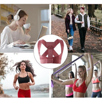 Posture Corrector Belt Adjustable Back & Shoulder Support by Shopistu