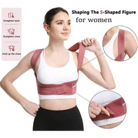 Posture Corrector Belt Adjustable Back & Shoulder Support by Shopistu