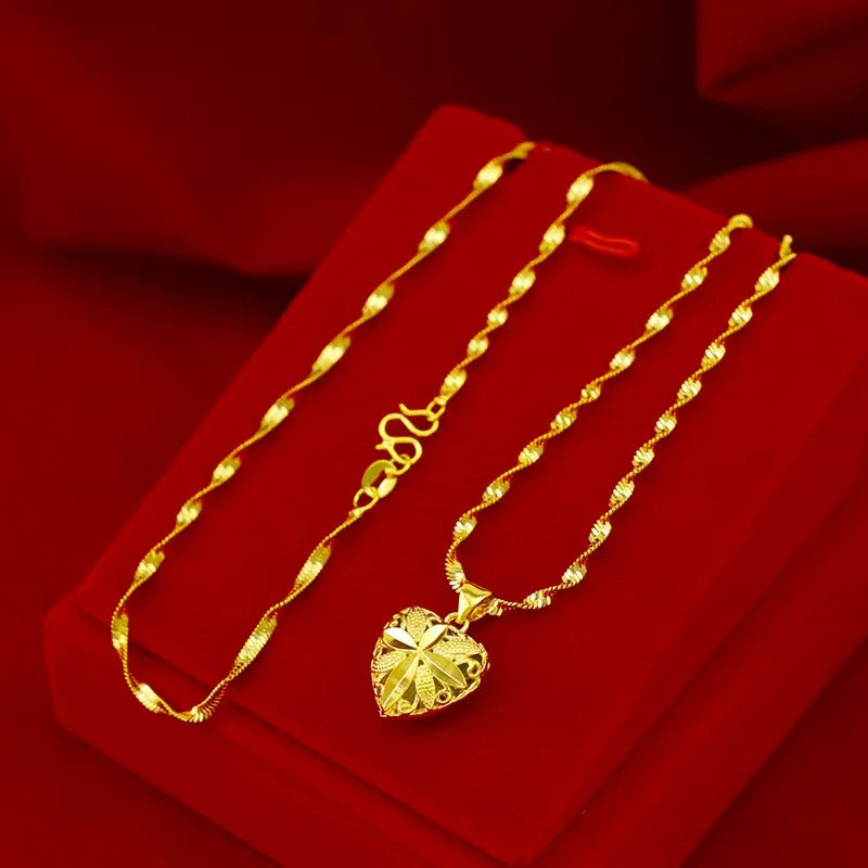 Custom Heart Memorial Pendant – Honor & Remember Loved Ones